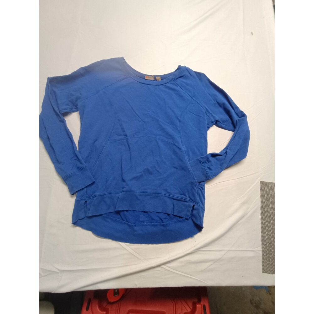 Zella Women's Blue Long Sleeve Shirt Size Medium